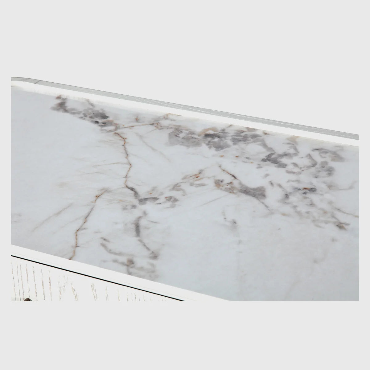 Kelly Console White Ash