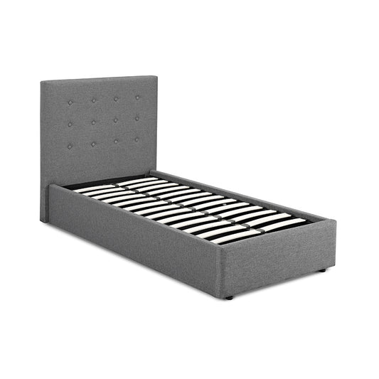 Lucca Grey Bed - Single