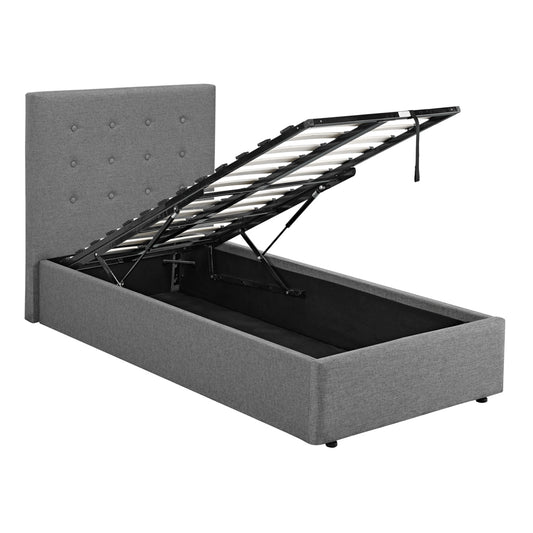 Lucca Plus Grey Bed - Single