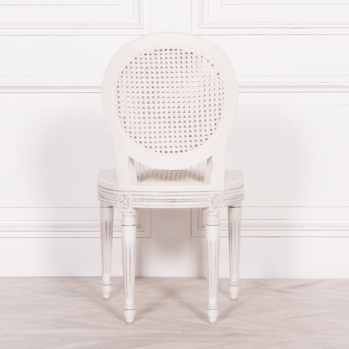 Off White Chateau Rattan Dining Chair