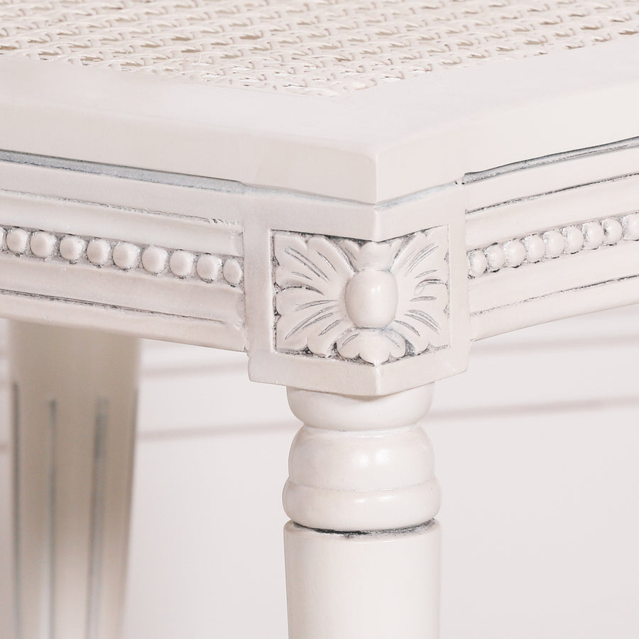Off White Chateau Rattan Dining Chair