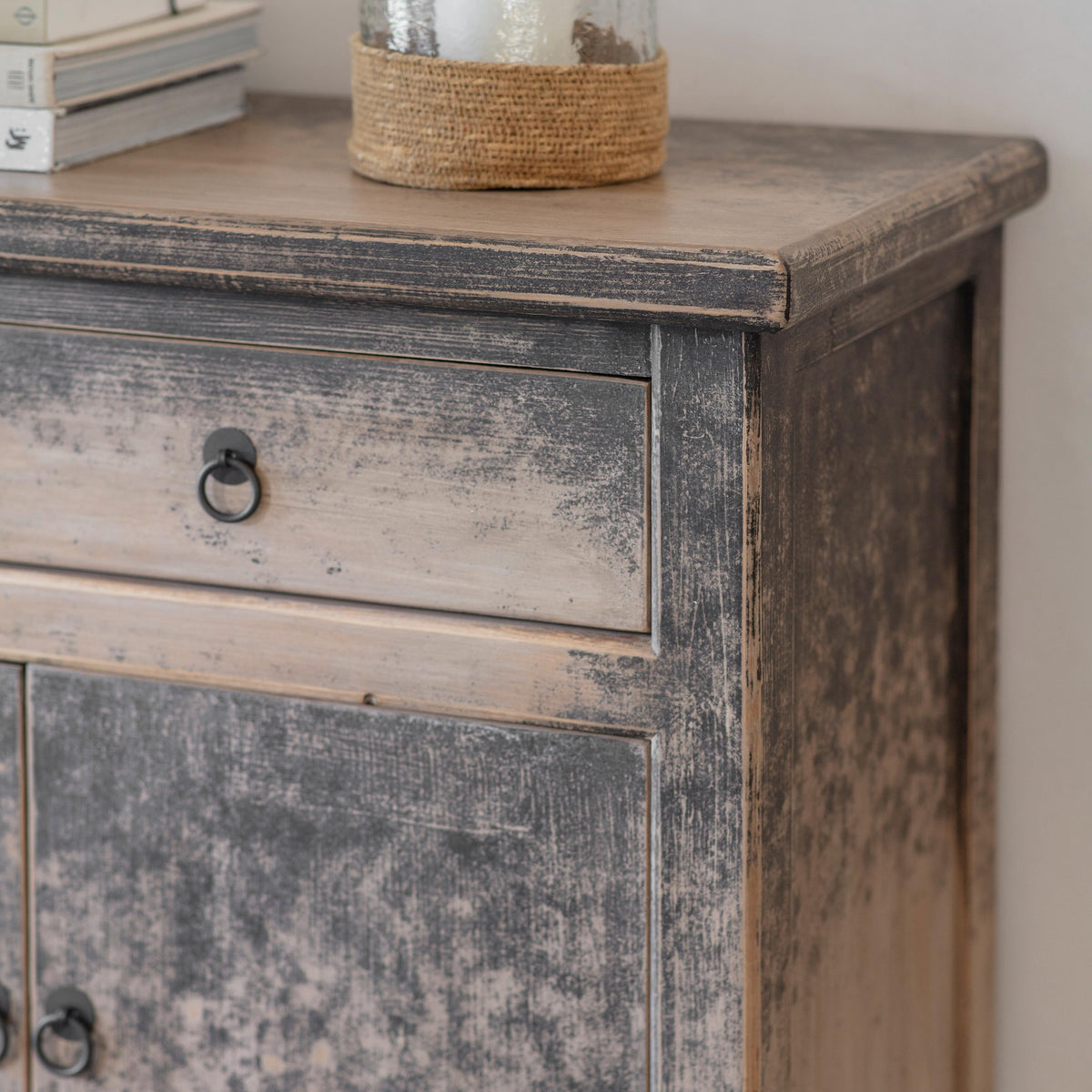 Loxwood Reclaimed Pine 4 Door Sideboard — view 2
