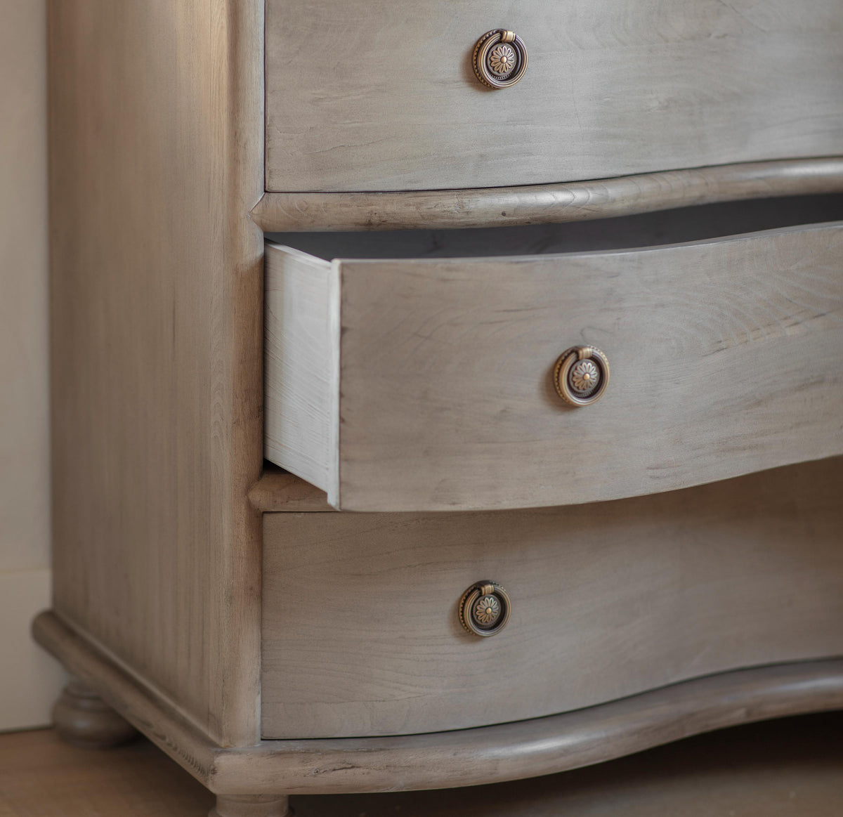 Ambersham Reclaimed Pine Large Chest of 3 Drawers — view 2