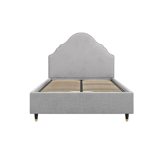 Quince Light Grey Bed - Double