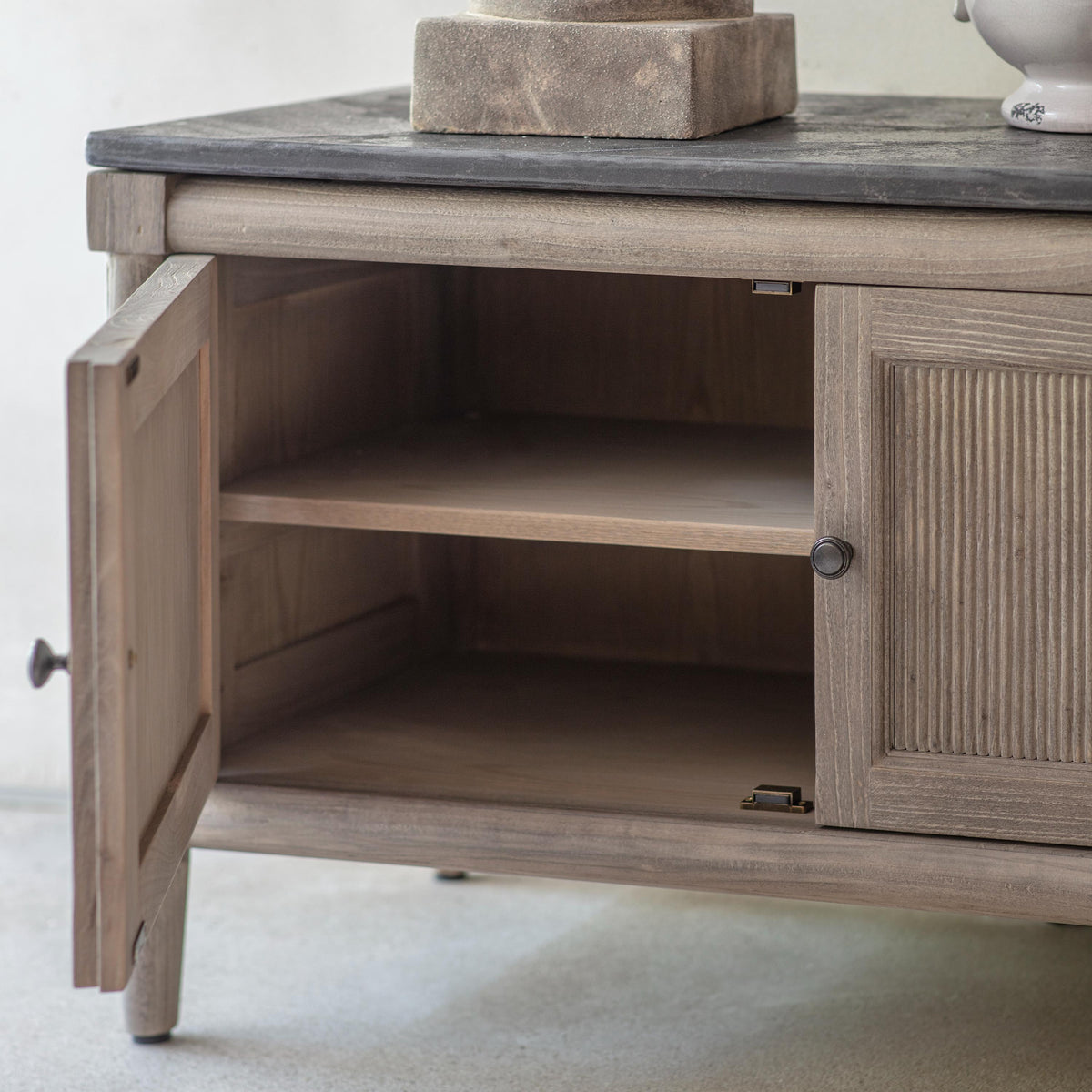 Blockley Stone Top Low Sideboard — view 3