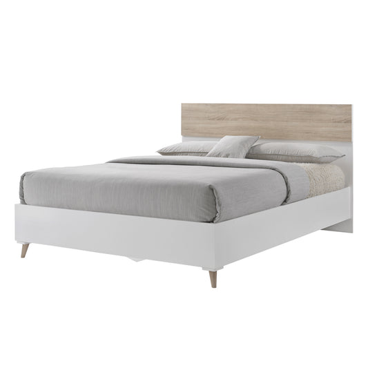 Stockholm White-Oak Bed - Double