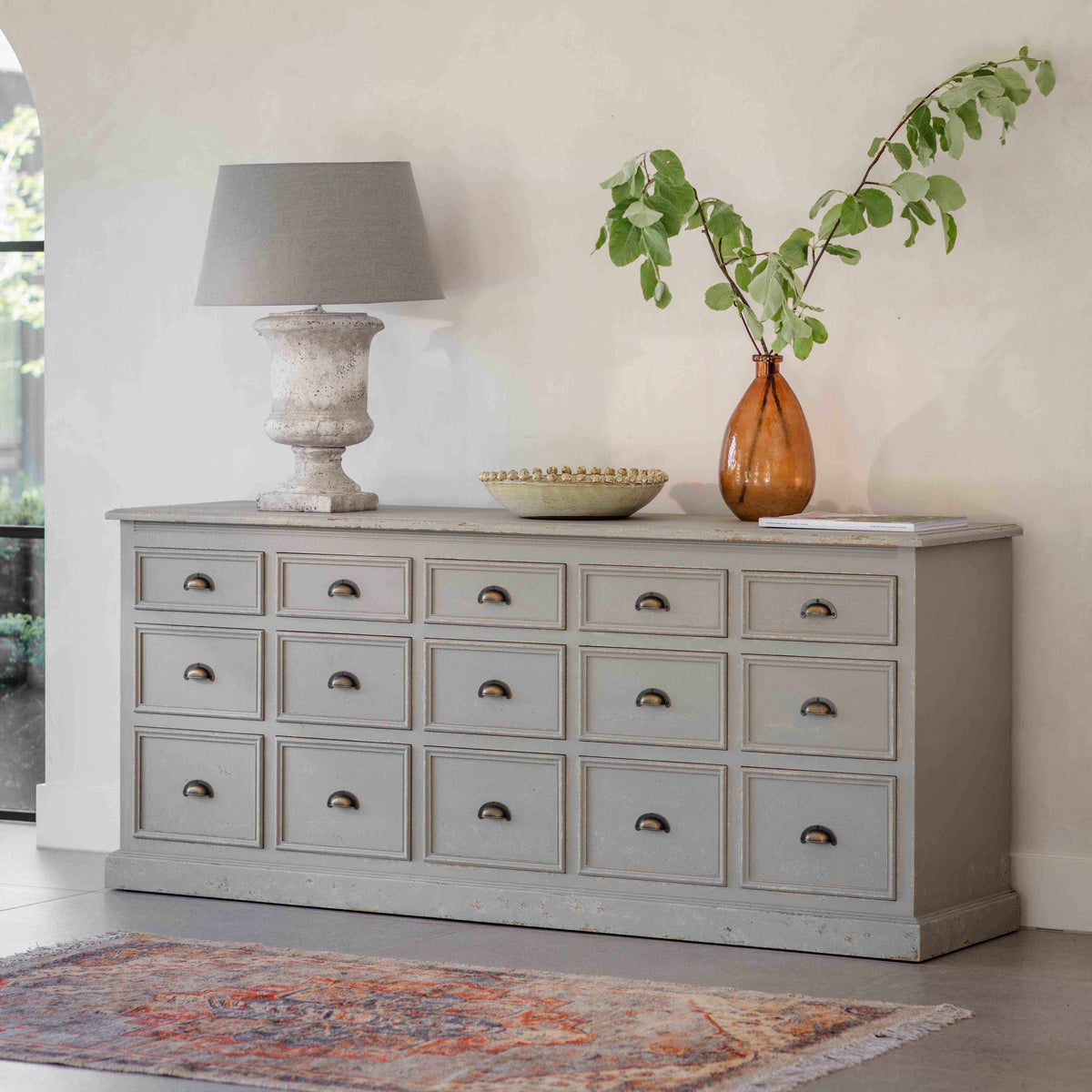 Collinson 15 Drawer Console — view 1