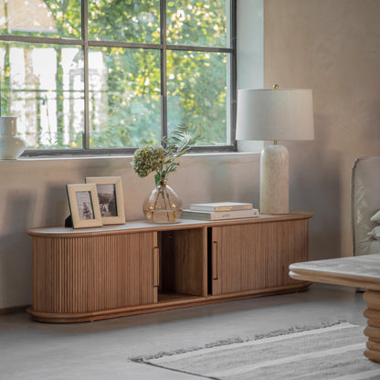 Clemsfold Oak Media Unit — view 2