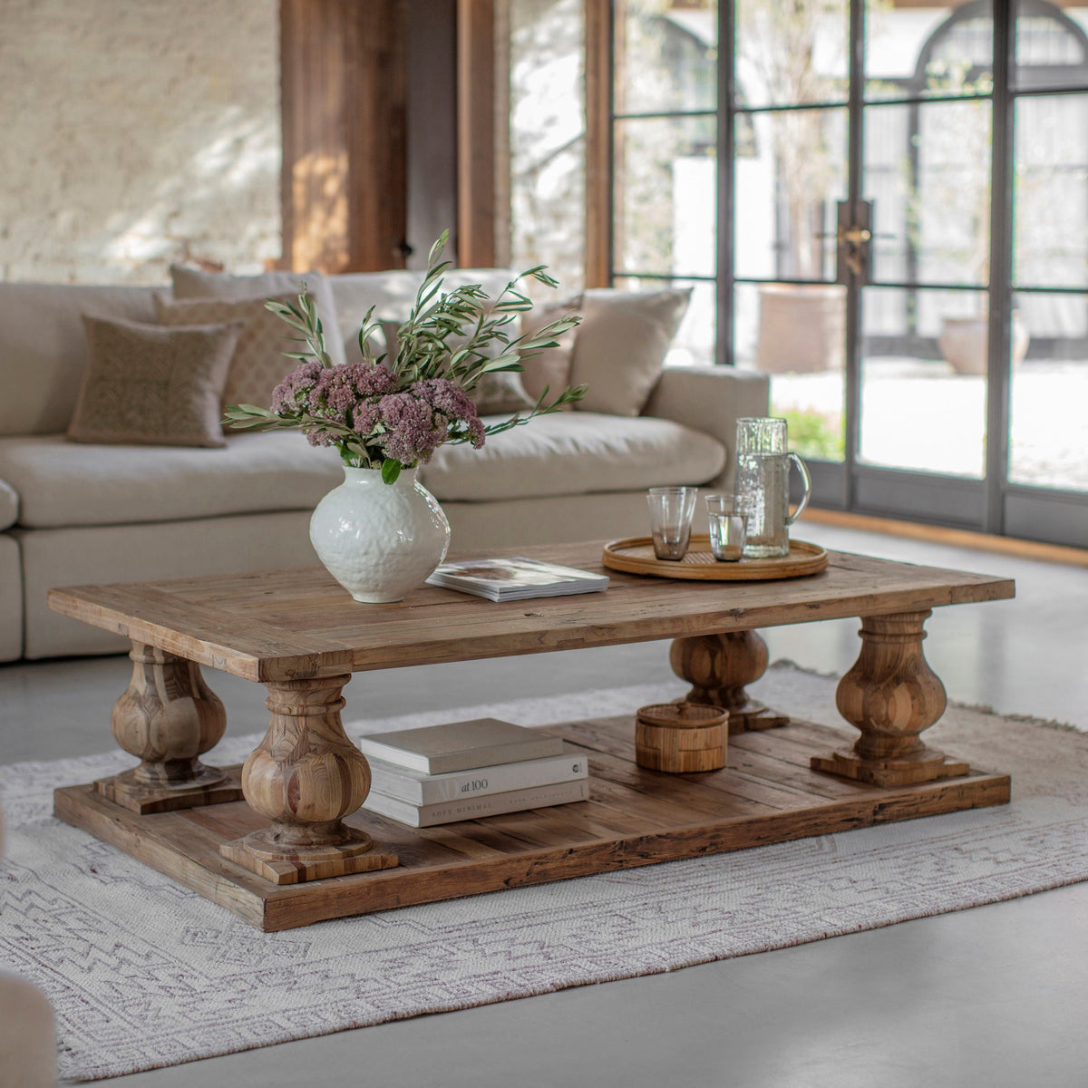 Ockley Reclaimed Elm Coffee Table — view 1