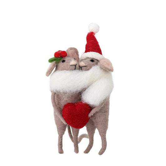 Peo Mice with Heart Ornament