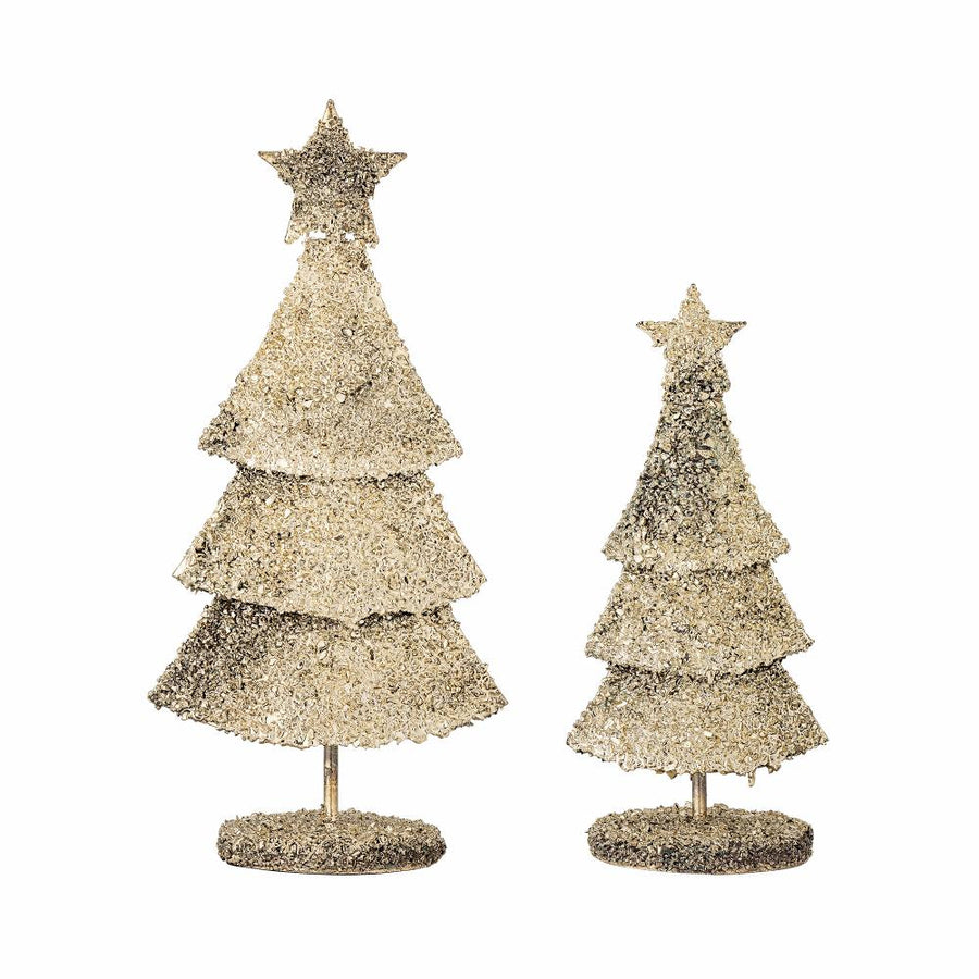 Radha Gold Decorative Trees – Set of 2