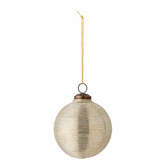 Nitin Gold Glass Baubles – Pack of 8
