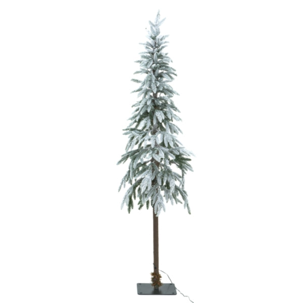 Large Snowy Woodland Pre-Lit 350 LED Christmas Tree