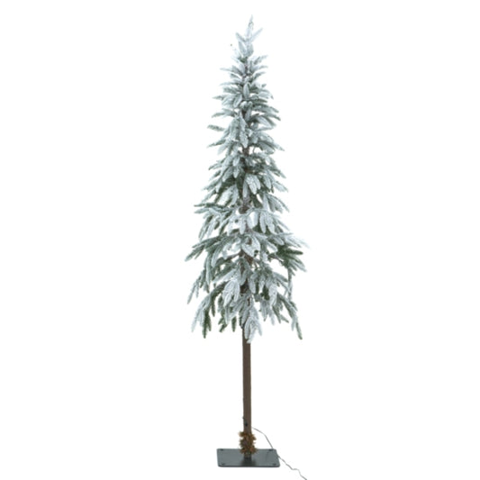 Large Snowy Woodland Pre-Lit 350 LED Christmas Tree