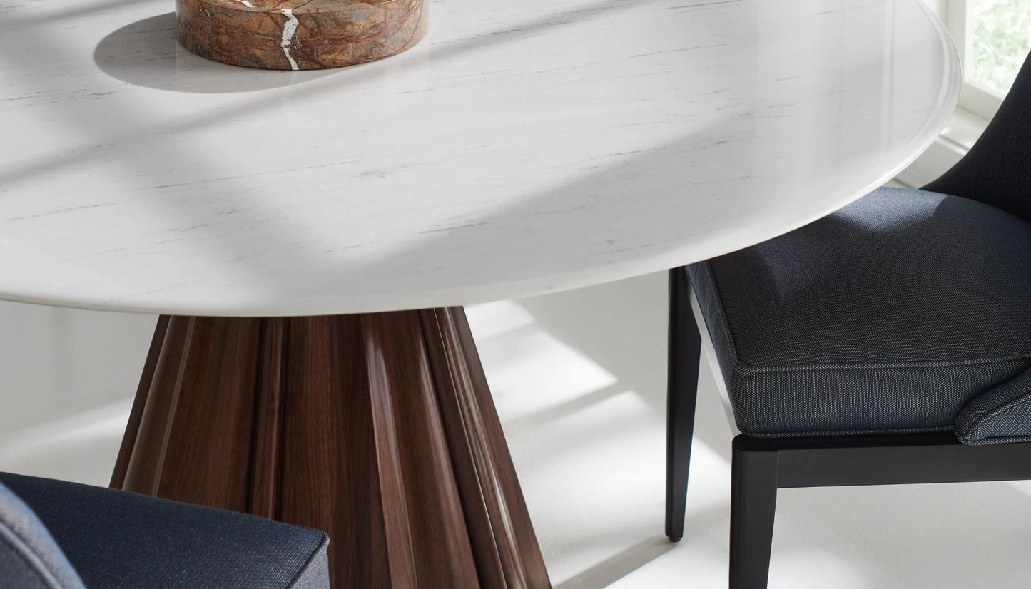 Pyras 4 Seat Round Dining Table
