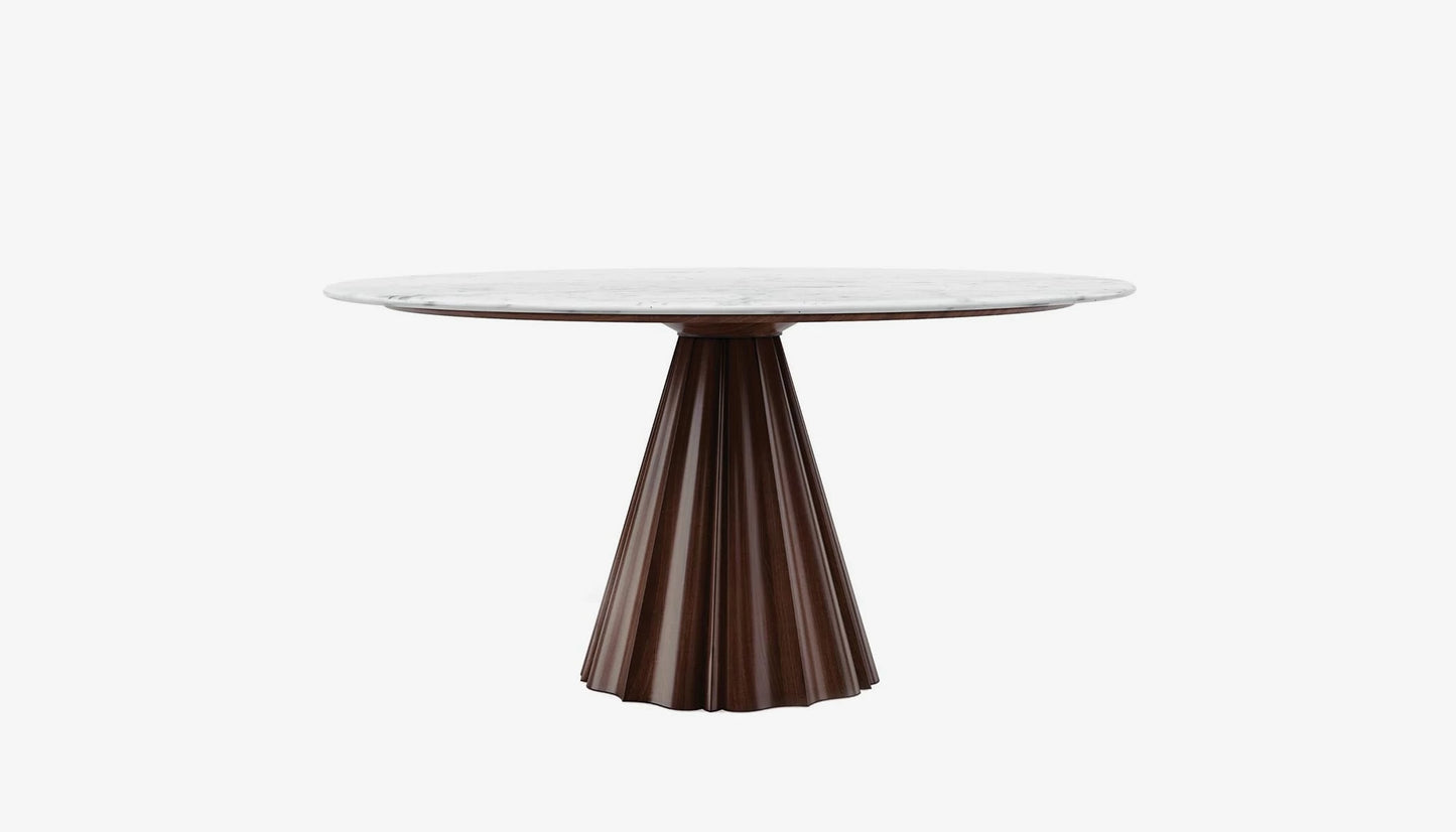 Pyras 4 Seat Round Dining Table