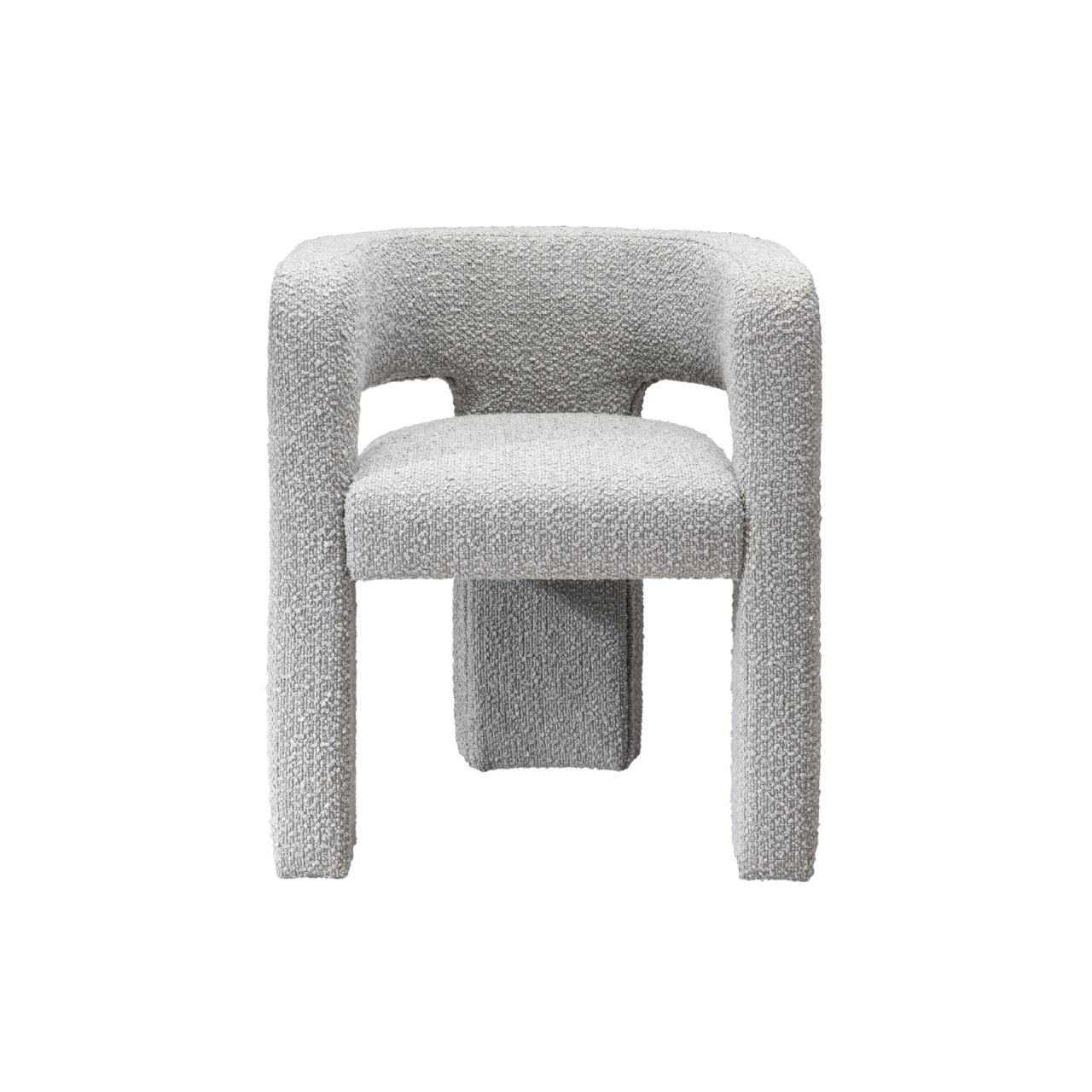 Crescent Occasional Dove Chair