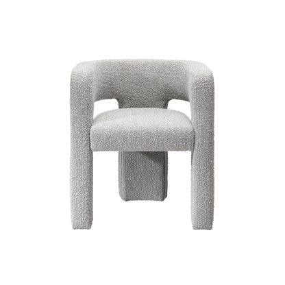 Crescent Occasional Dove Chair