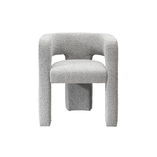 Crescent Occasional Dove Chair