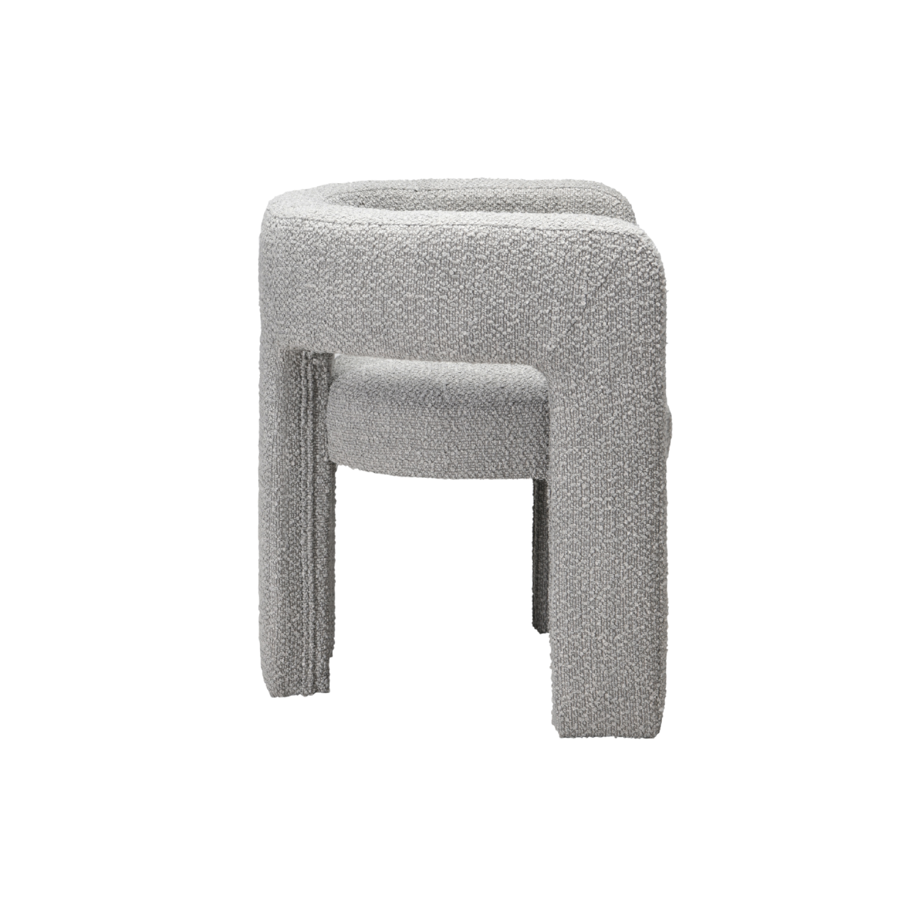 Crescent Occasional Dove Chair