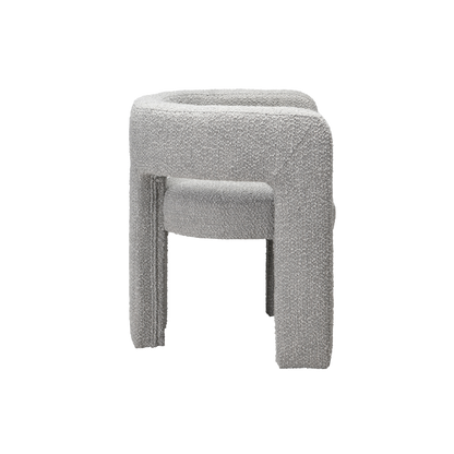 Crescent Occasional Dove Chair