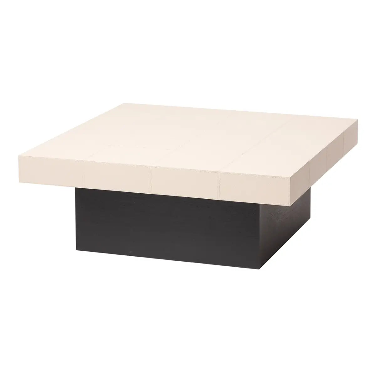 Cube Coffee Table Pumice Leather