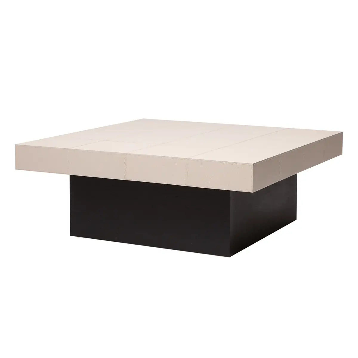 Cube Coffee Table Pumice Leather