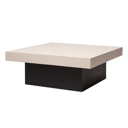 Cube Coffee Table Pumice Leather