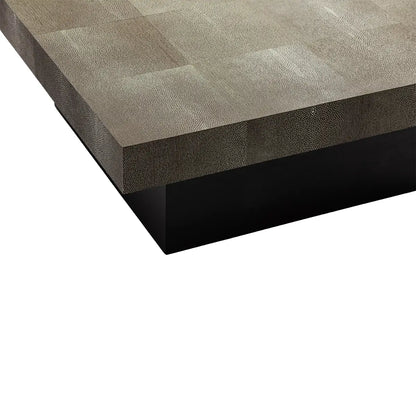 Cube Coffee Table Shagreen Leather