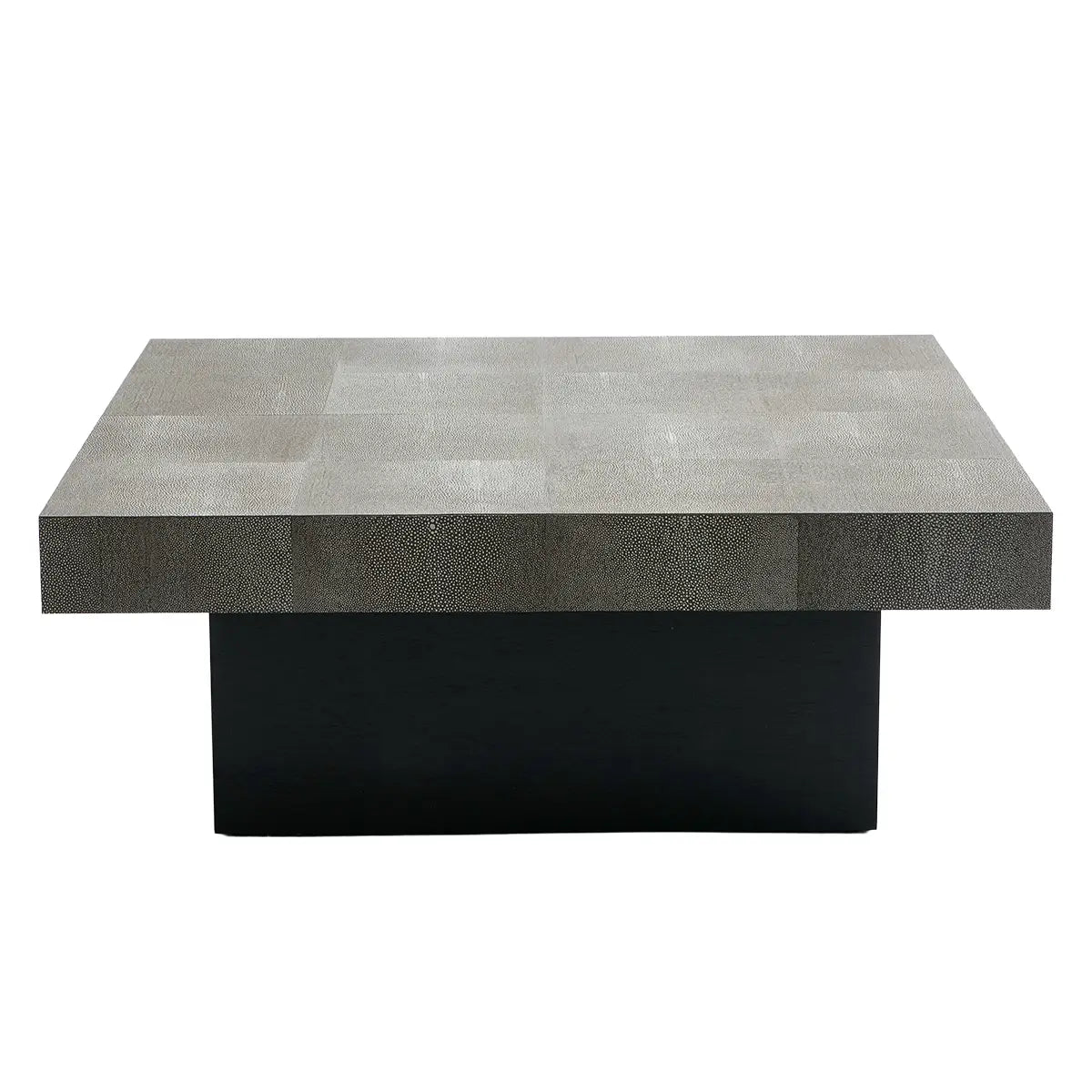 Cube Coffee Table Shagreen Leather