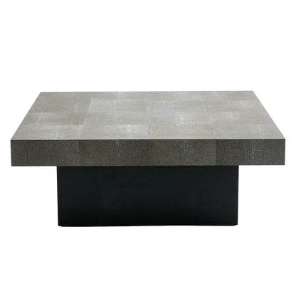 Cube Coffee Table Shagreen Leather