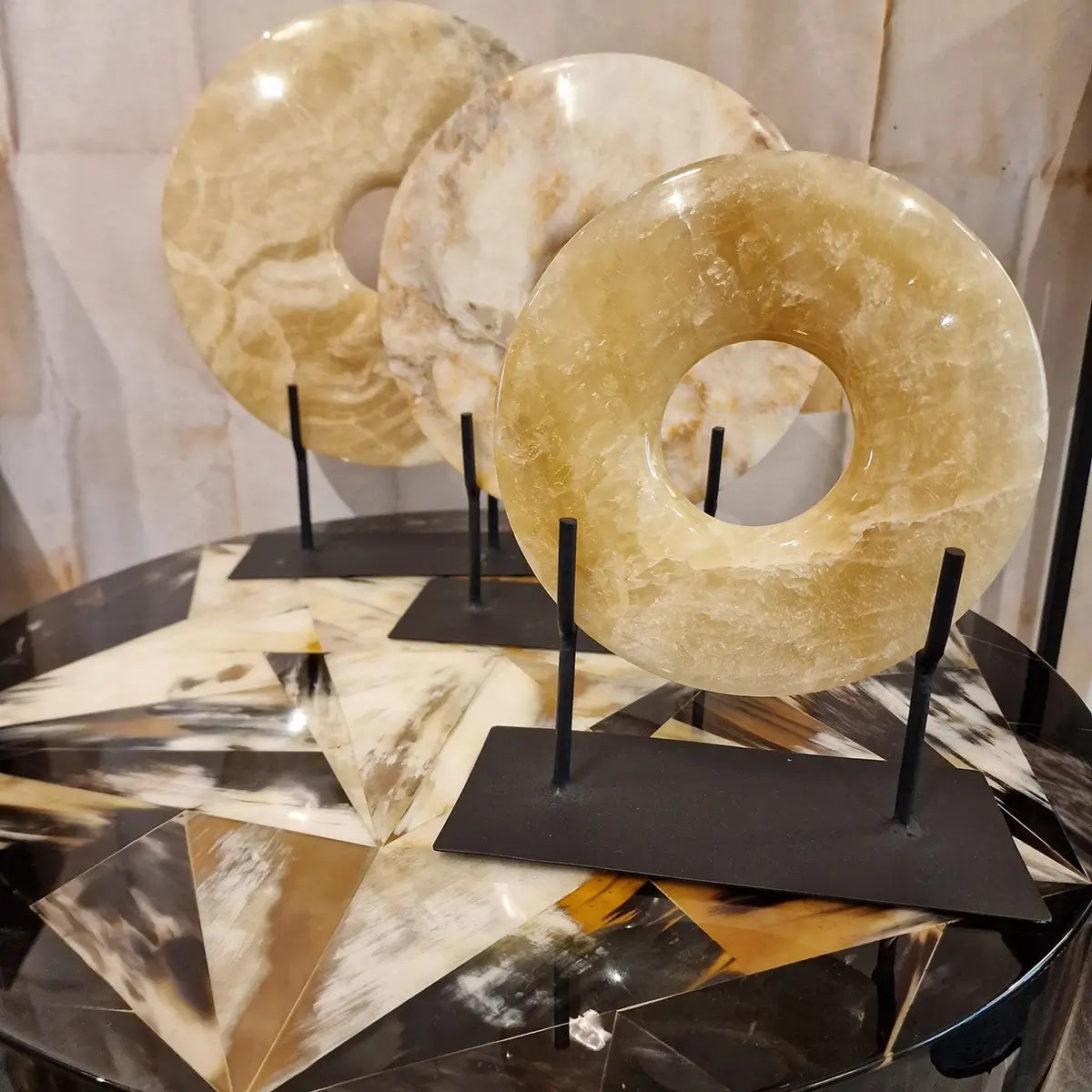 Alabaster Disc Large