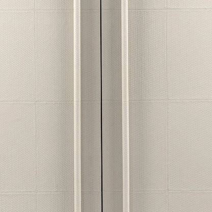 Arlington Armoire Woven Pumice Leather
