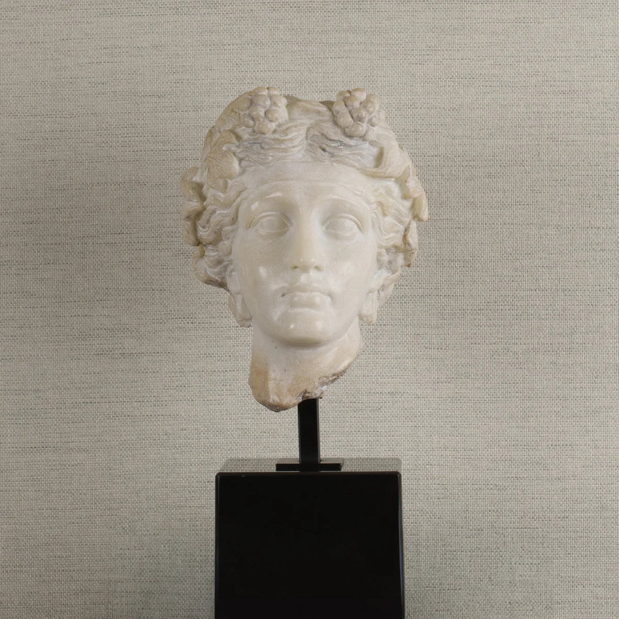 Decorative Marble Female Bust with Black Marble 2
