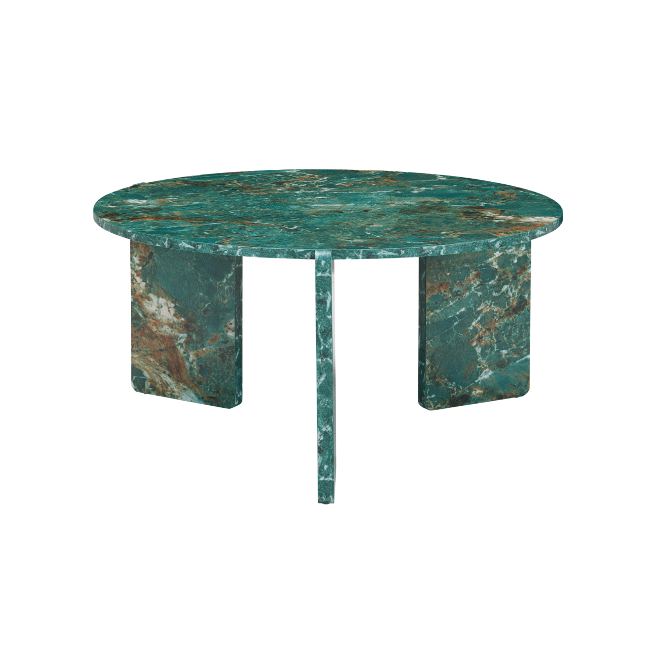 Halo Amazon Green Coffee Table Marble Effect
