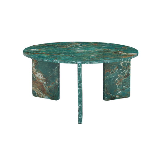 Halo Amazon Green Coffee Table Marble Effect