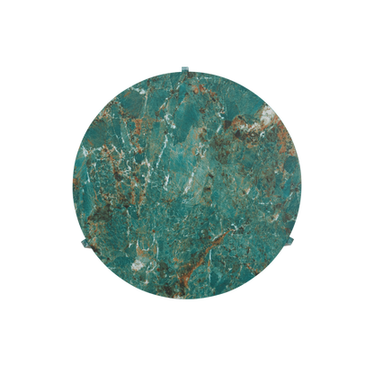Halo Amazon Green Coffee Table Marble Effect