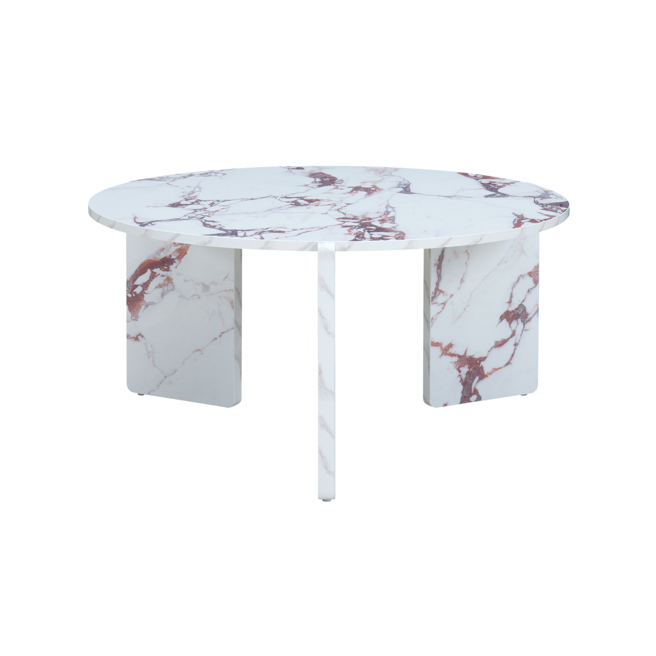 Halo Violette Coffee Table Marble Effect