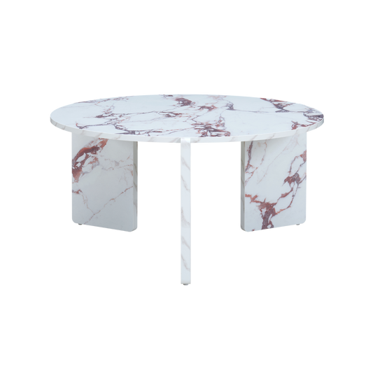 Halo Violette Coffee Table Marble Effect