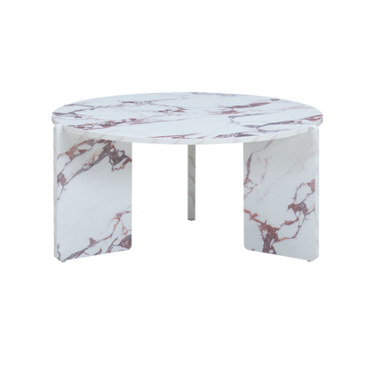 Halo Violette Coffee Table Marble Effect
