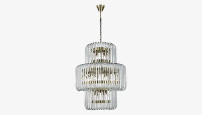 Chenna Chandelier in Clear Glass Finish