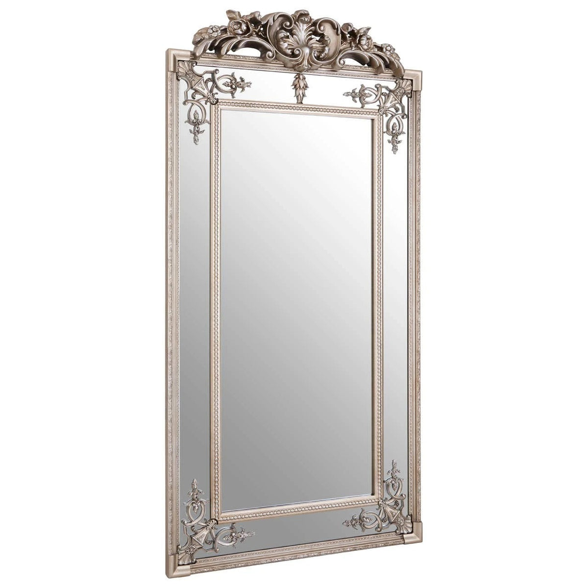 Deymonte Champagne Frame Ornate Full Length Wall Mirror