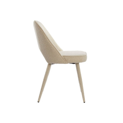 Djeslin Set of 2 Beige Dining Chair