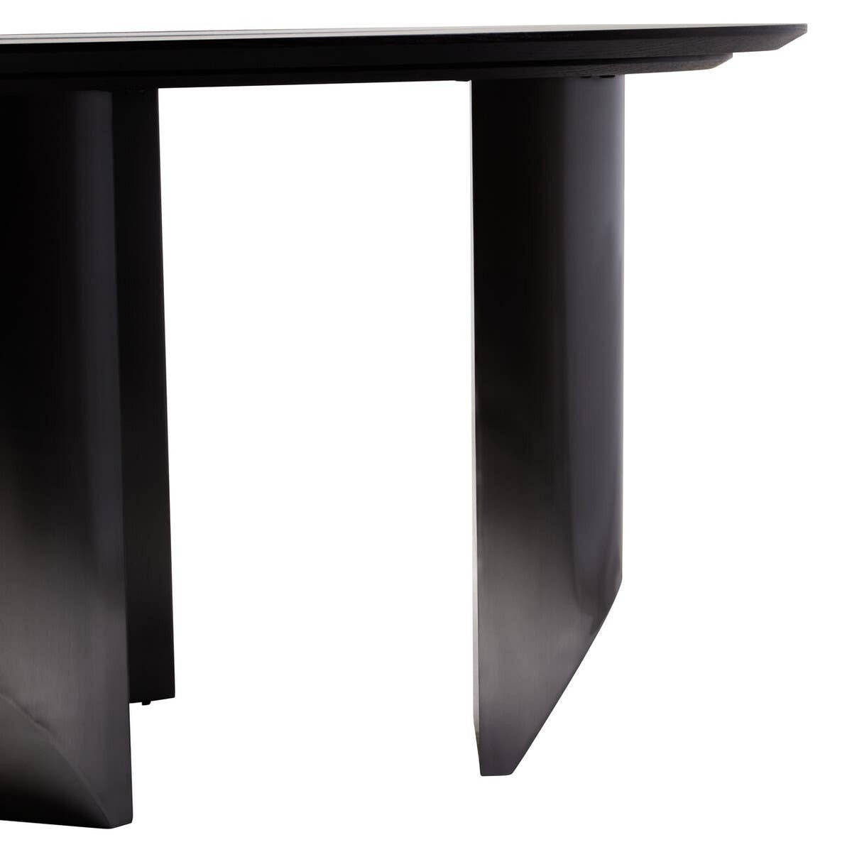Imperia Round Veneer Dining Table with Ceramic Lazy Susan