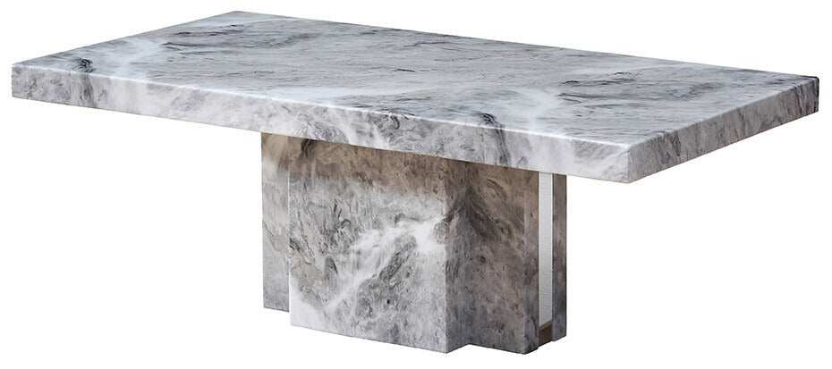Saronno Grey Marble Dining Table