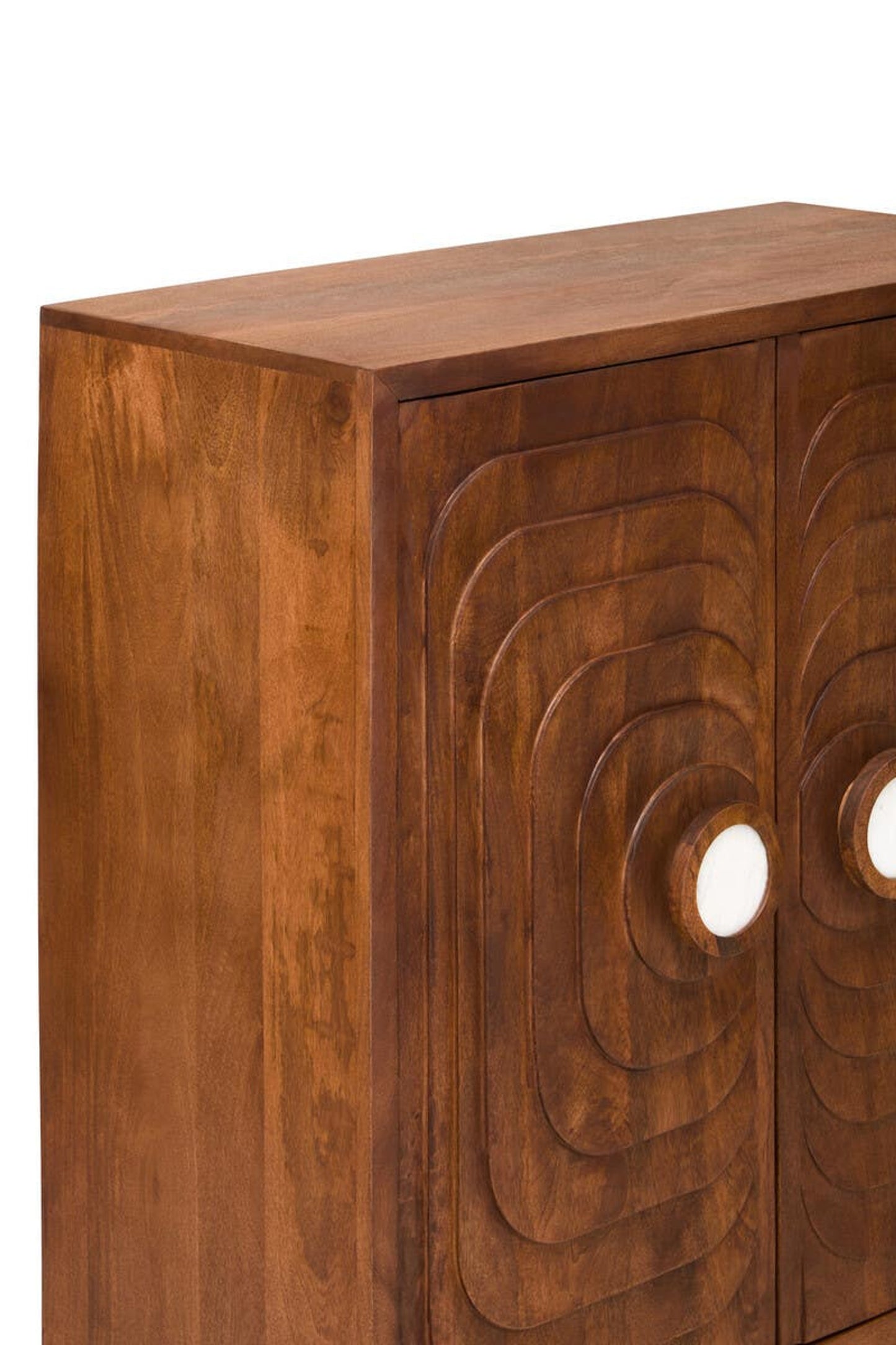Sangar Two Door Carved Cabinet