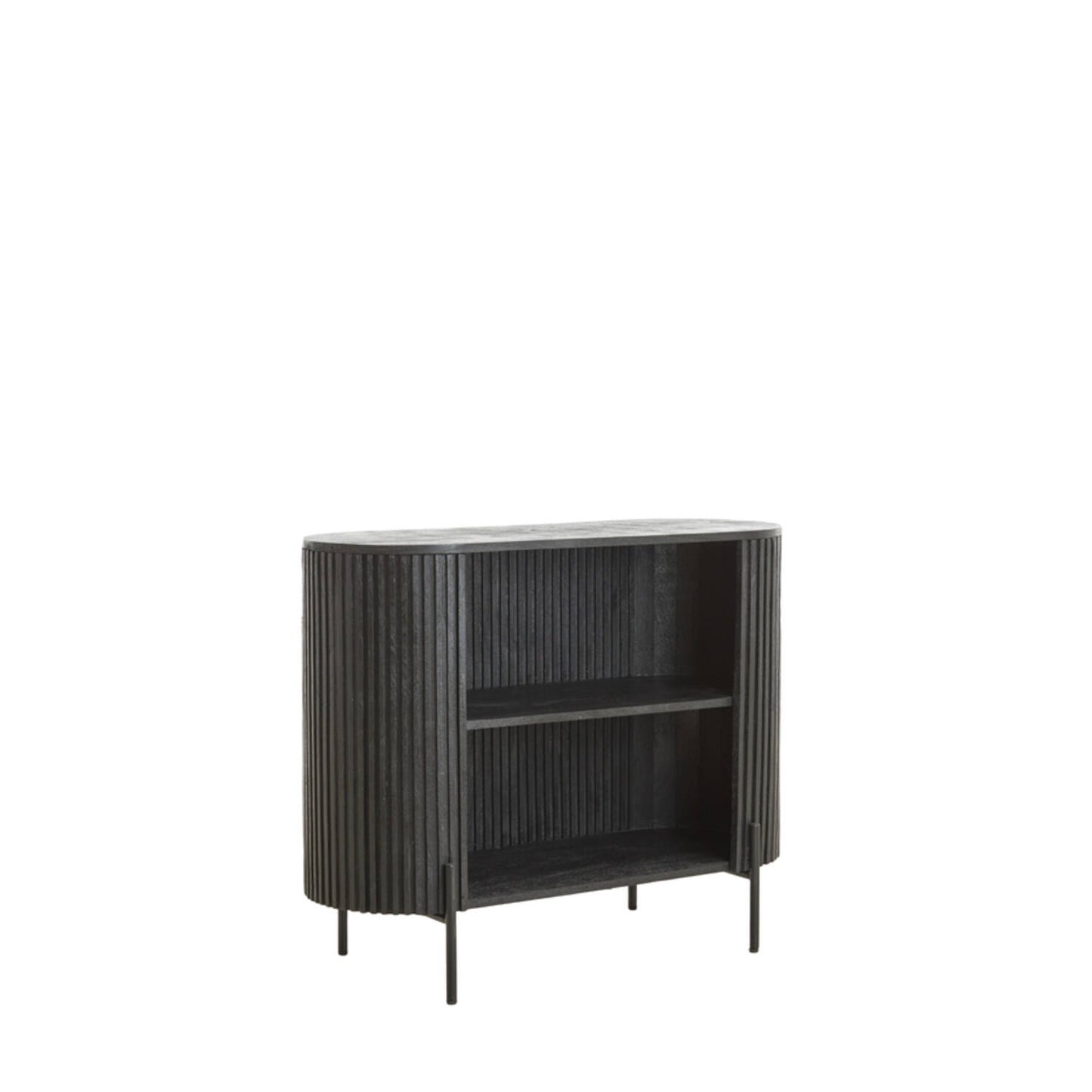 Dumosi Small Wooden Cabinet - Black