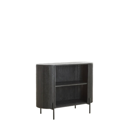 Dumosi Small Wooden Cabinet - Black