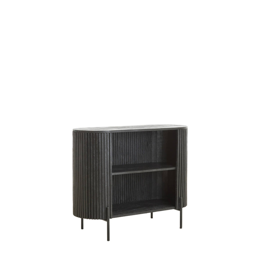 Dumosi Small Wooden Cabinet - Black