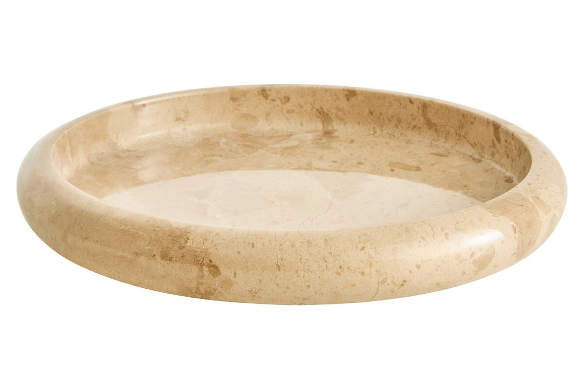 Zoro Marble Round Tray